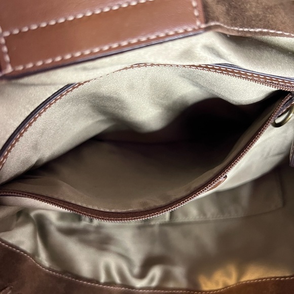 Coach Vintage Poppy For Peace Suede Tote Limited Edition - Picture 12 of 15